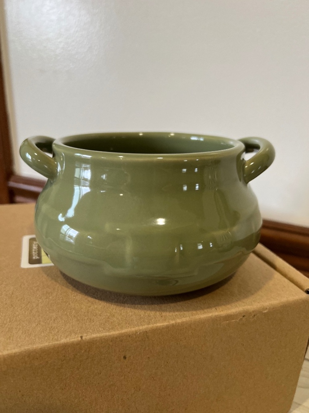 Longaberger Woven Traditions Small Soup Tureen - Sage 3204060 - Picture 3 of 5
